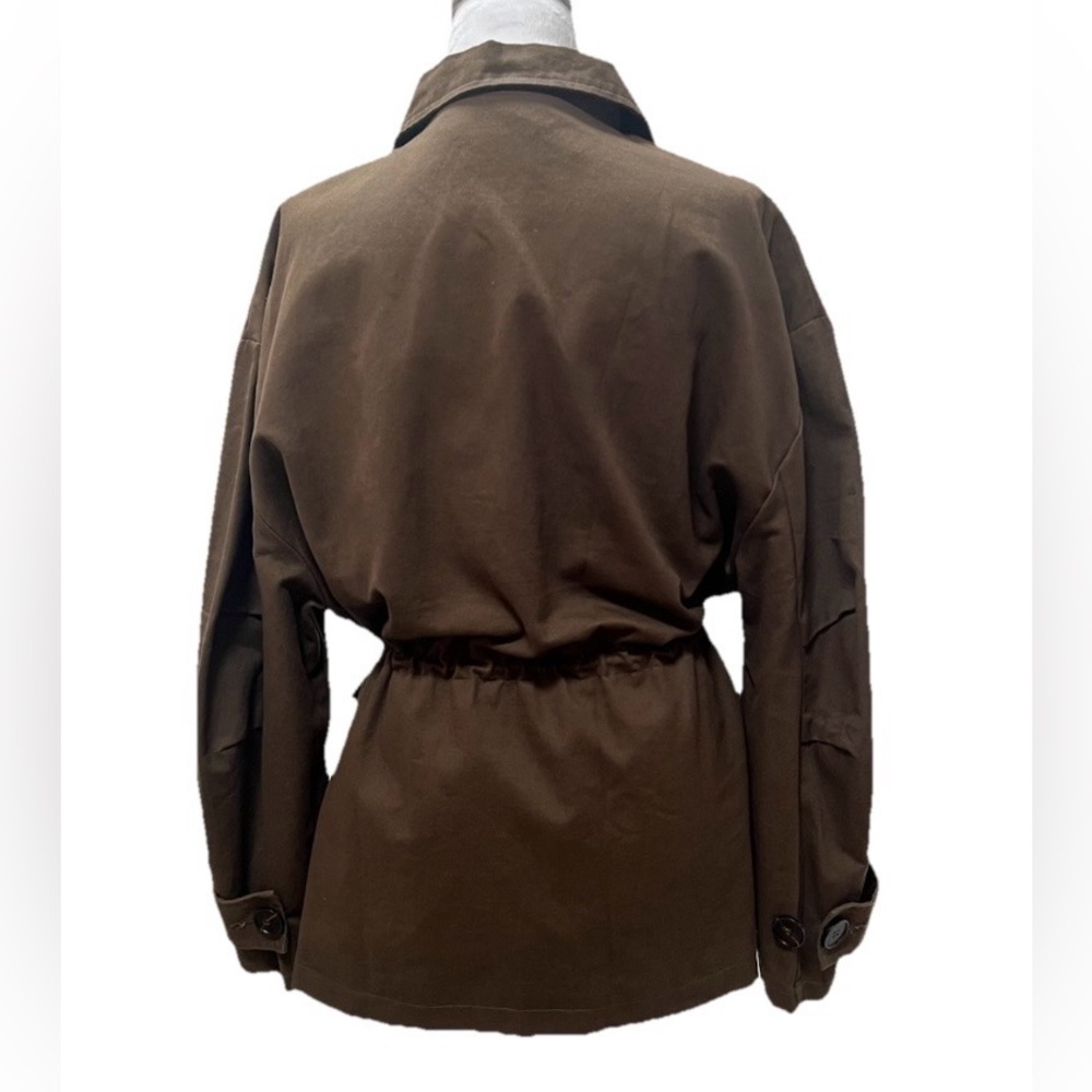LUSH Women's Green Utility Oversized Jacket M - Picture 5 of 8